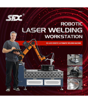 SFX 1500W 2000W 3000W Robotic Laser Welding Workstation Six-Axis Automatic Welding Machine